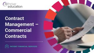Patient Financial Services: Contract Management - Commercial Contracts