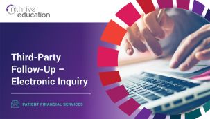 Patient Financial Services: Third-Party Follow-Up - Electronic Inquiry