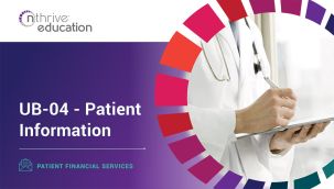 Patient Financial Services: UB-04 - Patient Information